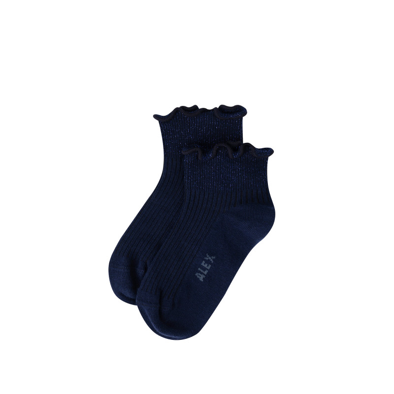 Աղջկա մանկական գուլպա փայլփլուն երիզով